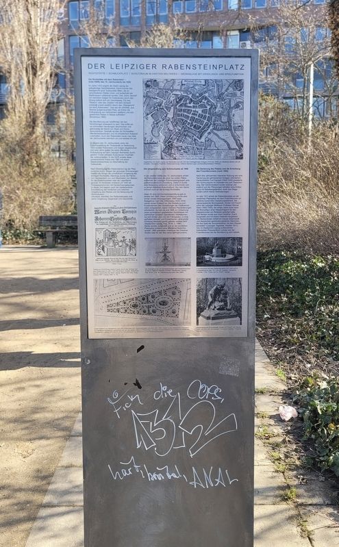 Der Leipziger Rabensteinplatz / Leipzig’s Rabensteinplatz Marker. Click for full size. Der Leipziger Rabensteinplatz / Leipzig’s Rabensteinplatz Marker image. Click for full size.