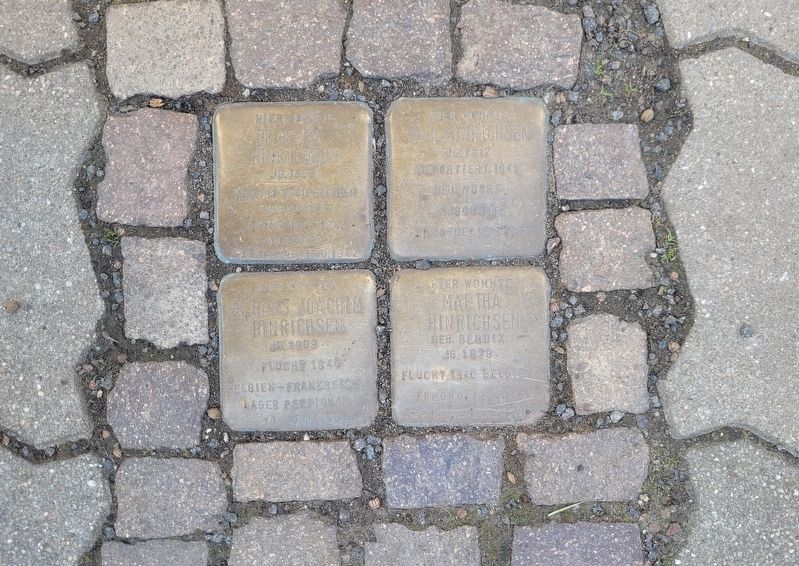 Martha Hinrichsen Marker. Click for full size. Martha Hinrichsen Marker image. Click for full size.