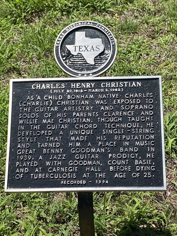 Charles Henry Christian Marker. Click for full size. Charles Henry Christian Marker image. Click for full size.