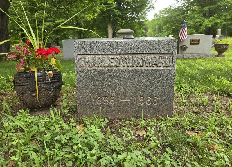 Grave of Charles W. Howard. Click for full size. Grave of Charles W. Howard image. Click for full size.