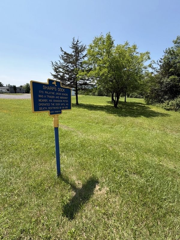 Sharp's Dock Marker. Click for full size. Sharp's Dock Marker image. Click for full size.