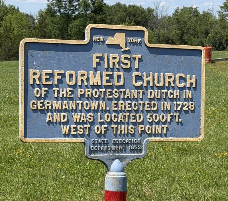 First Reformed Church Marker. Click for full size. First Reformed Church Marker image. Click for full size.
