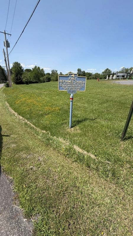 First Reformed Church Marker. Click for full size. First Reformed Church Marker image. Click for full size.