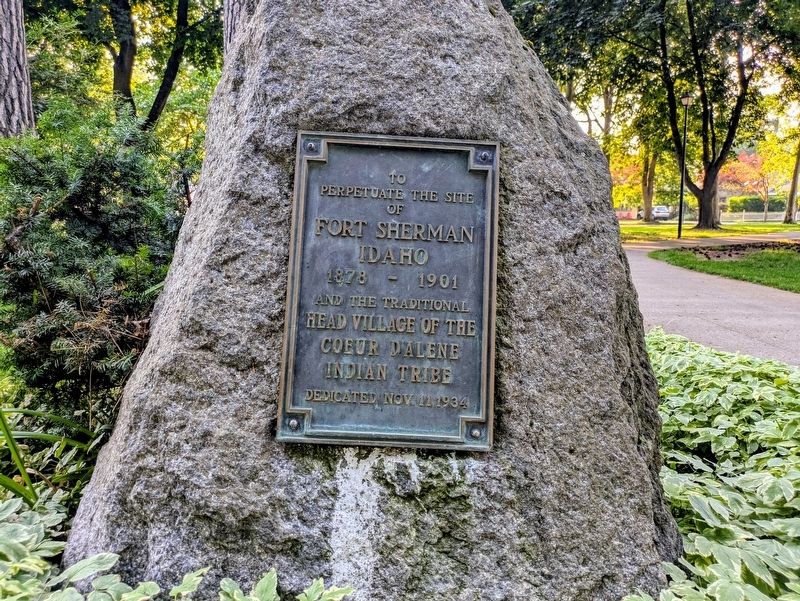 Fort Sherman Marker. Click for full size. Fort Sherman Marker image. Click for full size.