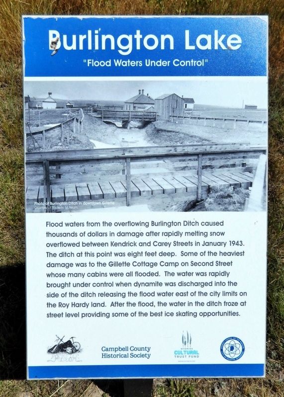 Flood Waters Under Control Marker. Click for full size. Flood Waters Under Control Marker image. Click for full size.