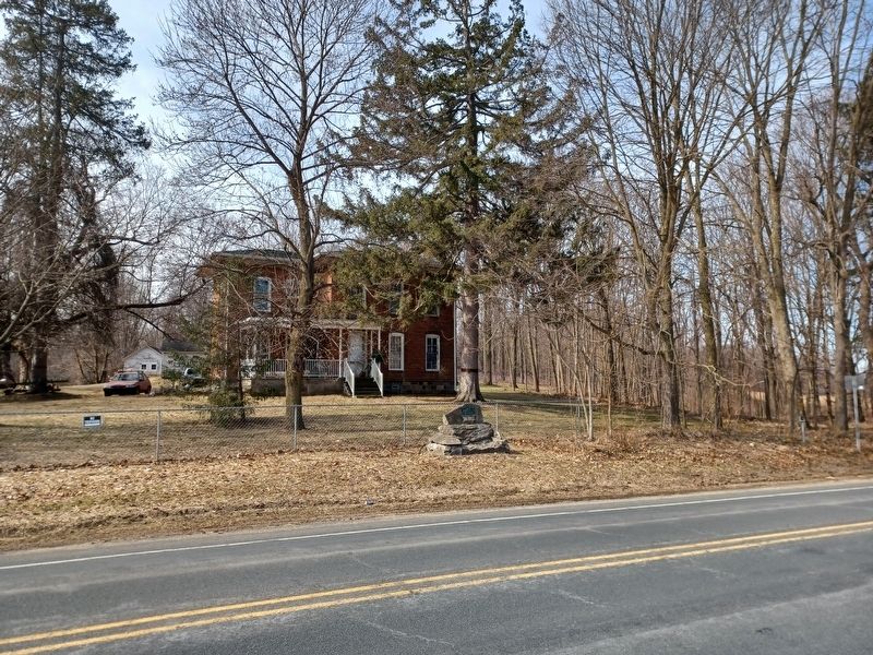 Location of the Old Toll Gate Marker. Click for full size. Location of the Old Toll Gate Marker image. Click for full size.