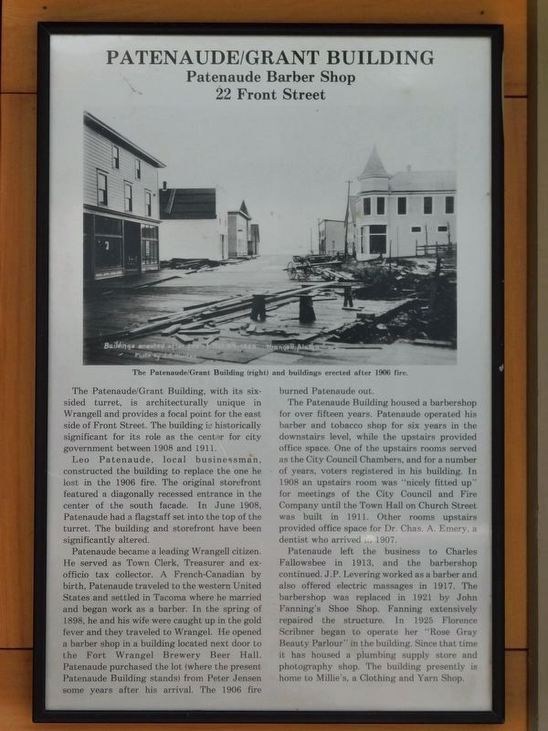 Patenaude/Grant Building Marker. Click for full size. Patenaude/Grant Building Marker image. Click for full size.