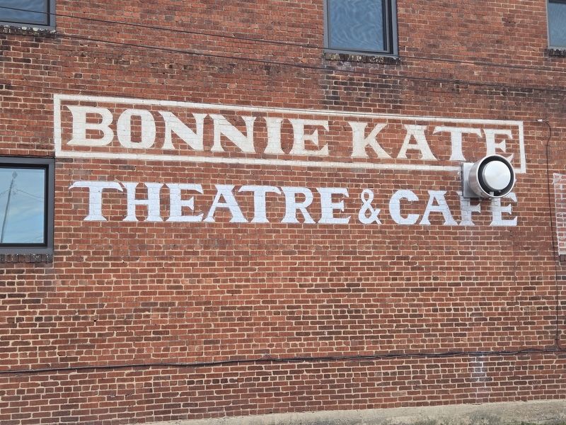 Bonnie Kate Theater mural at the side of the building. Click for full size. Bonnie Kate Theater mural at the side of the building image. Click for full size.