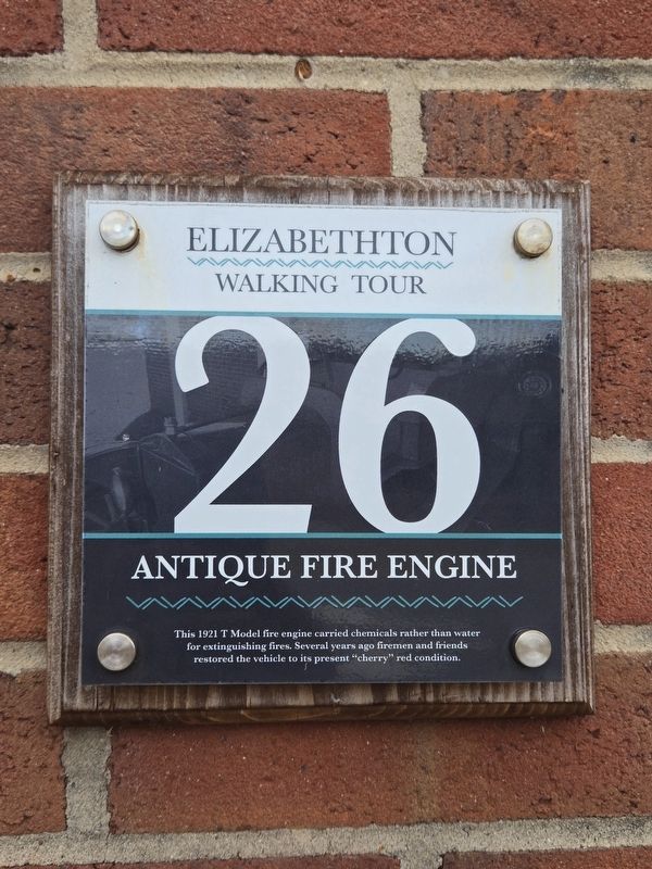 Antique Fire Engine Marker. Click for full size. Antique Fire Engine Marker image. Click for full size.