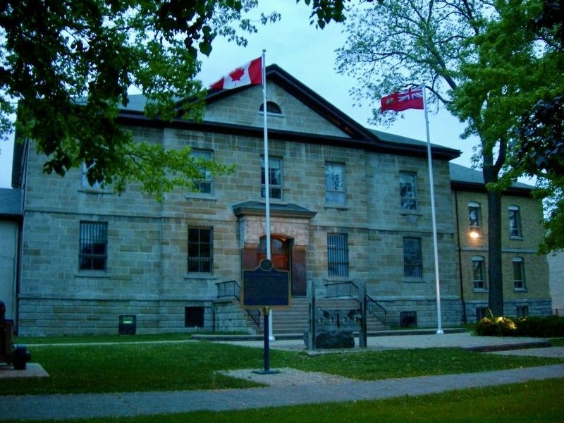 District Court-House and Gaol 1833 Marker image. Click for full size.