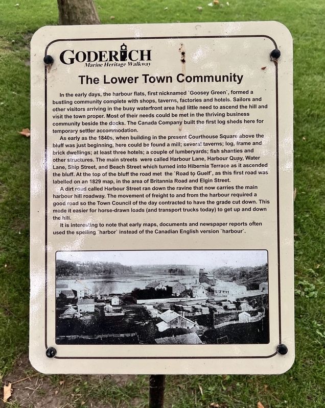 The Lower Town Community Marker. Click for full size. The Lower Town Community Marker image. Click for full size.