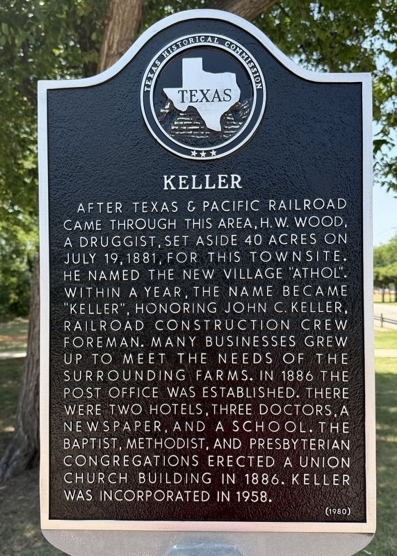 Keller Marker. Click for full size. Keller Marker image. Click for full size.