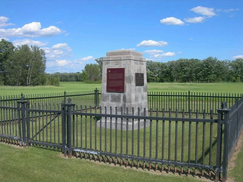 The March West/La Marche Vers L'ouest Marker Missing. Click for full size. The March West/La Marche Vers L'ouest Marker Missing image. Click for full size.