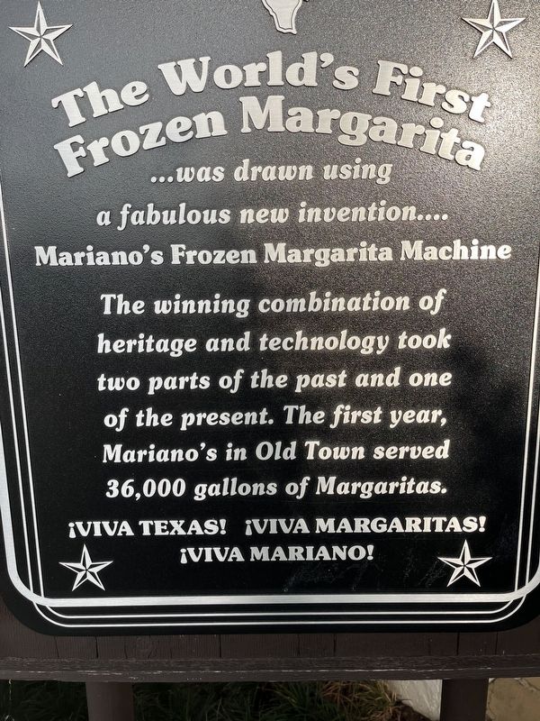 The World's First Frozen Margaritq Marker. Click for full size. The World's First Frozen Margaritq Marker image. Click for full size.