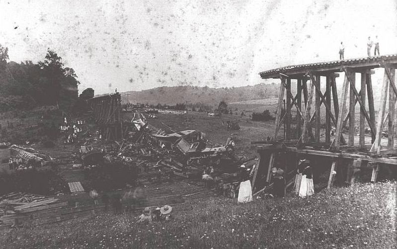 Fat Nancy Trestle Wreck. Click for full size. Fat Nancy Trestle Wreck image. Click for full size.
