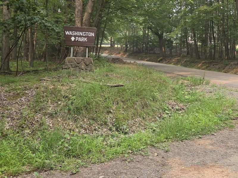 Washington Park entrance from Liberty Street image. Click for full size.