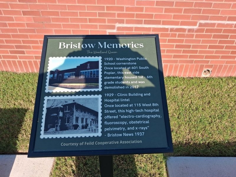 Bristow Memories Marker. Click for full size. Bristow Memories Marker image. Click for full size.