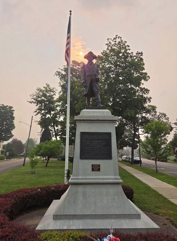 Full view Gen. Joseph Warren Statue. Click for full size. Full view Gen. Joseph Warren Statue image. Click for full size.
