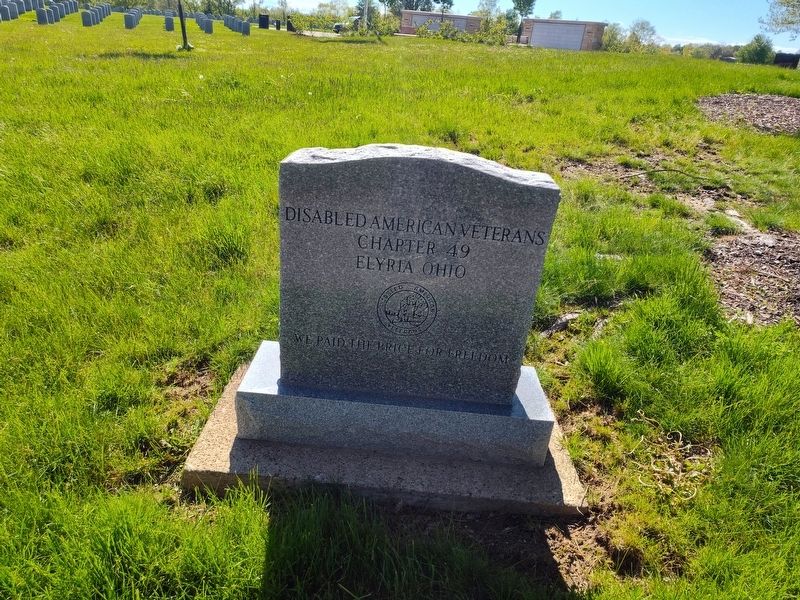 Disabled American Veterans Chapter 49 Veterans Memorial Marker. Click for full size. Disabled American Veterans Chapter 49 Veterans Memorial Marker image. Click for full size.