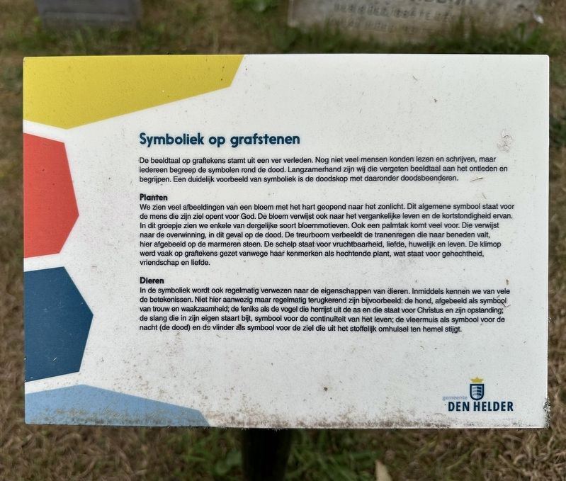 Symboliek op grafstenen / Symbolism on Gravestones Marker image. Click for full size.