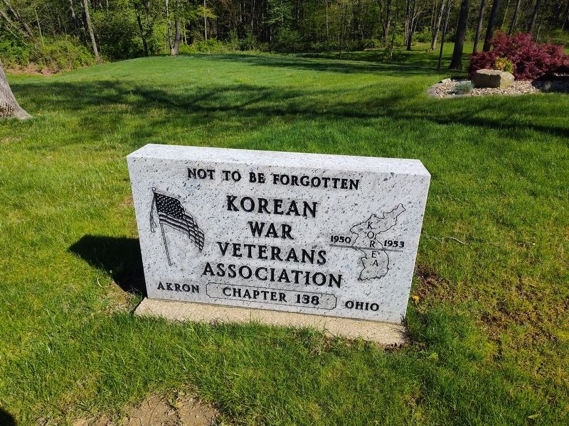 Korean War Veterans Memorial Marker. Click for full size. Korean War Veterans Memorial Marker image. Click for full size.