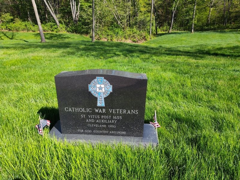 Catholic War Veterans Memorial Marker. Click for full size. Catholic War Veterans Memorial Marker image. Click for full size.