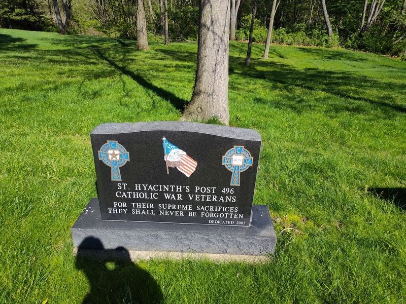 Catholic War Veterans Memorial Marker image. Click for full size.