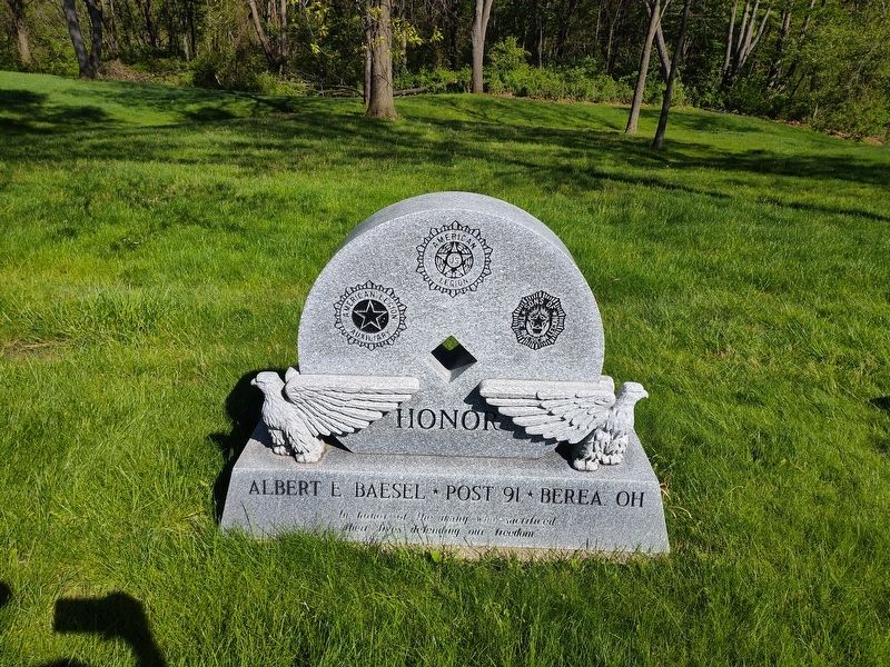 Honor Marker. Click for full size. Honor Marker image. Click for full size.