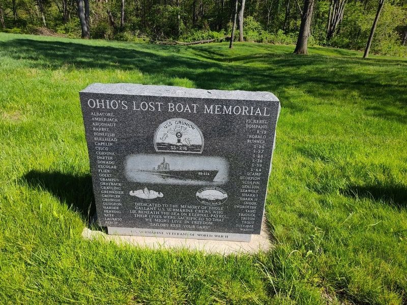 Ohio's Lost Boat Memorial. Click for full size. Ohio's Lost Boat Memorial image. Click for full size.