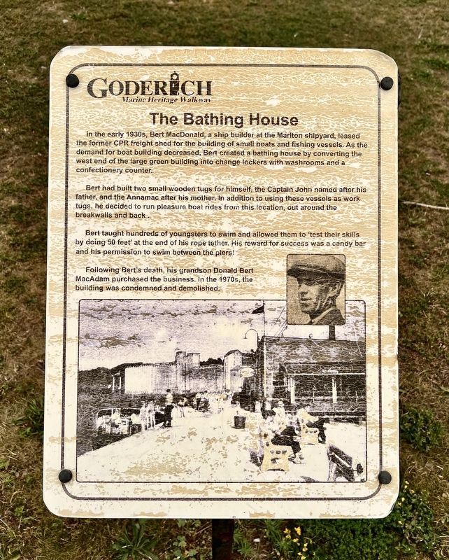 The Bathing House Marker image. Click for full size.