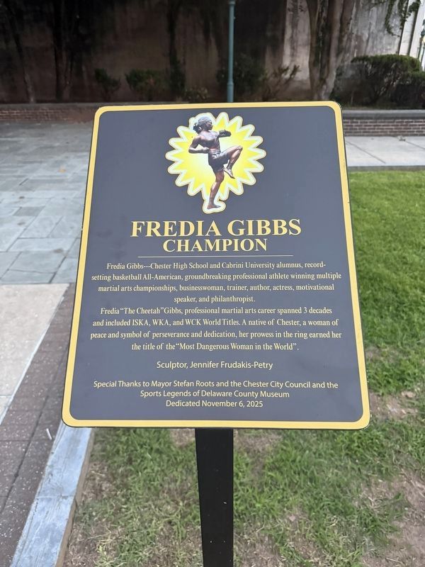 Fredia Gibbs Marker. Click for full size. Fredia Gibbs Marker image. Click for full size.