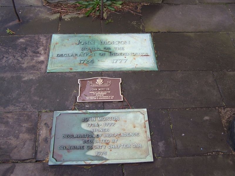 John Morton Marker. Click for full size. John Morton Marker image. Click for full size.