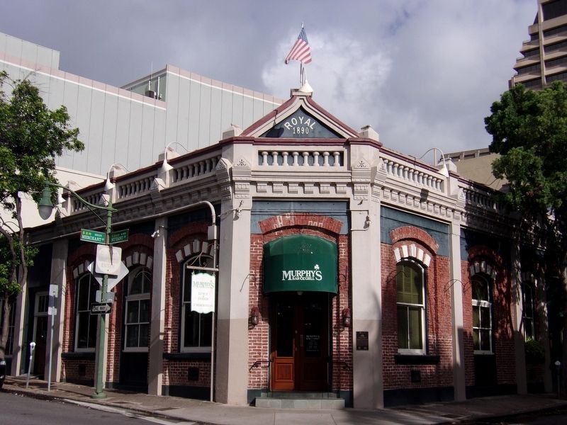 Royal Saloon & Marker image. Click for full size.