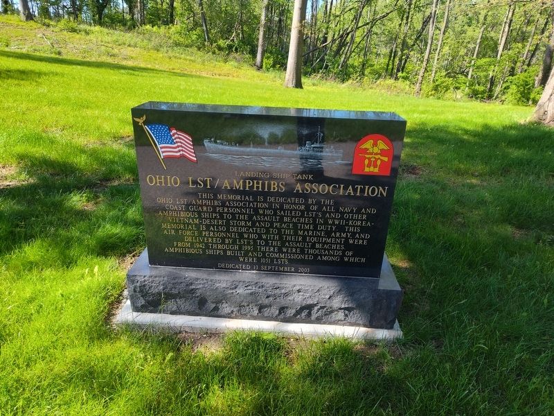 Landing Ship Tank Memorial Marker. Click for full size. Landing Ship Tank Memorial Marker image. Click for full size.