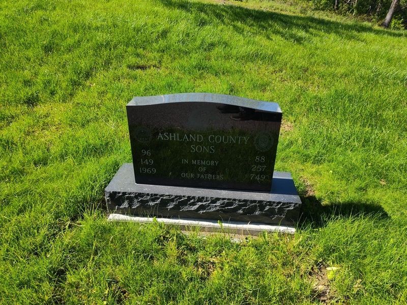 Ashland County Sons Memorial. Click for full size. Ashland County Sons Memorial image. Click for full size.