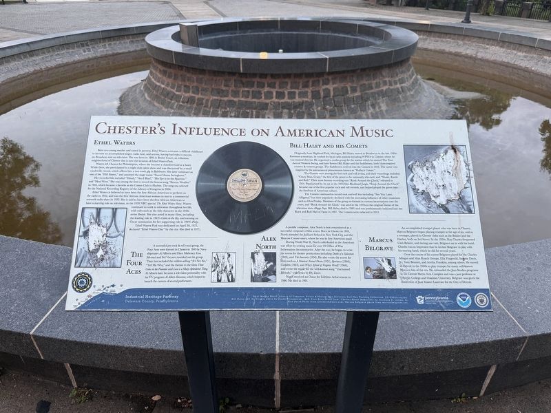 Chester's Influence on American Music Marker. Click for full size. Chester's Influence on American Music Marker image. Click for full size.