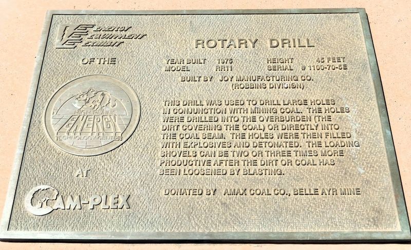 Rotary Drill Marker image. Click for full size.