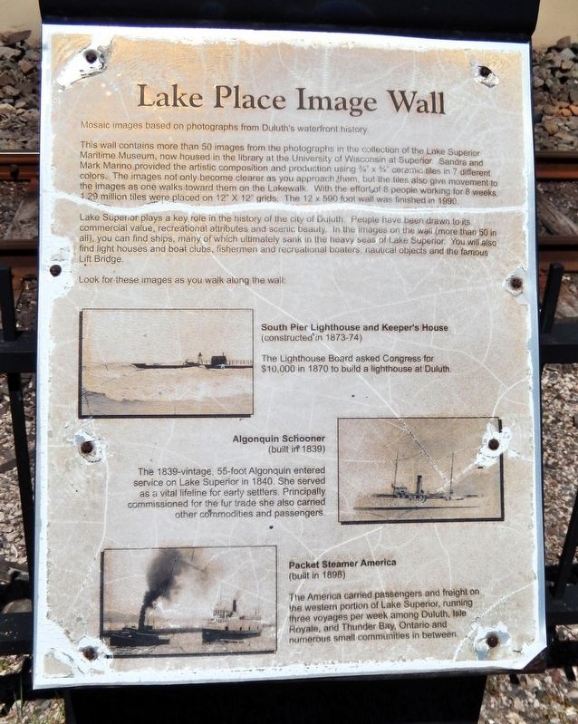 Lake Place Image Wall Marker (<i>panel 1</i>). Click for full size. Lake Place Image Wall Marker (<i>panel 1</i>) image. Click for full size.