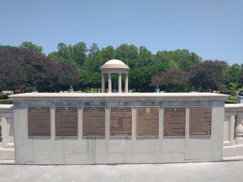 President Roosevelt's D-Day Prayer Marker. Click for full size. President Roosevelt's D-Day Prayer Marker image. Click for full size.
