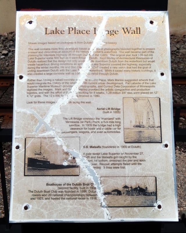 Lake Place Image Wall Marker (<i>panel 2</i>). Click for full size. Lake Place Image Wall Marker (<i>panel 2</i>) image. Click for full size.