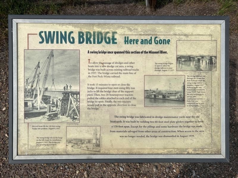 Swing Bridge Marker image. Click for full size.