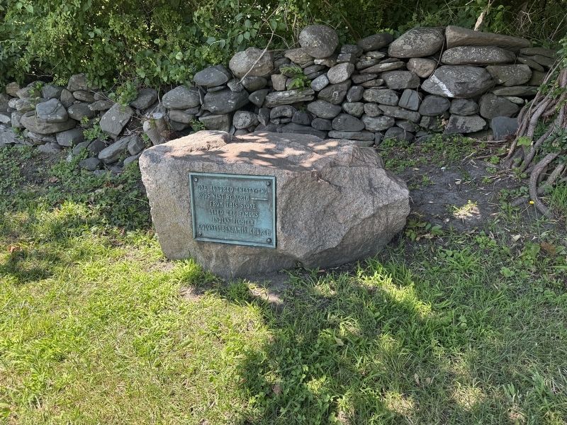 Colonel Benjamin Church Marker image. Click for full size.