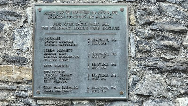 1916 Easter Rising Memorial Marker. Click for full size. 1916 Easter Rising Memorial Marker image. Click for full size.
