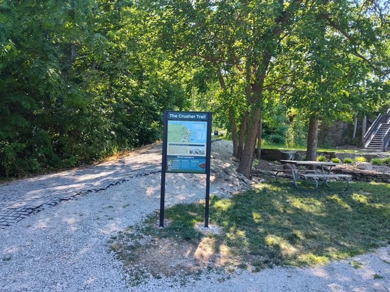 The Crusher Trail Marker. Click for full size. The Crusher Trail Marker image. Click for full size.