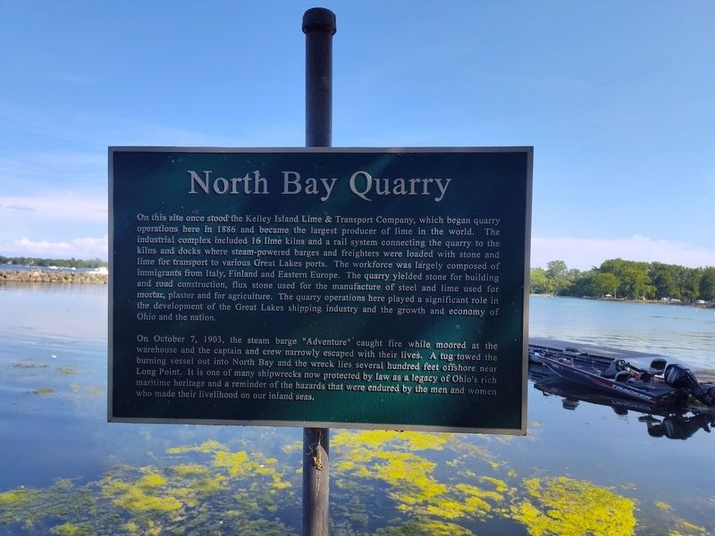 North Bay Quarry Marker image. Click for full size.