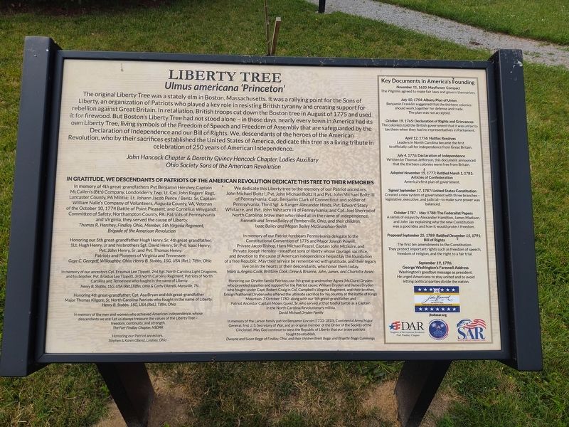 Liberty Tree Marker image. Click for full size.