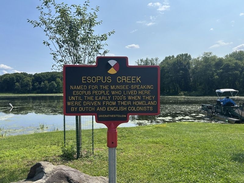 Esopus Creek Marker. Click for full size. Esopus Creek Marker image. Click for full size.