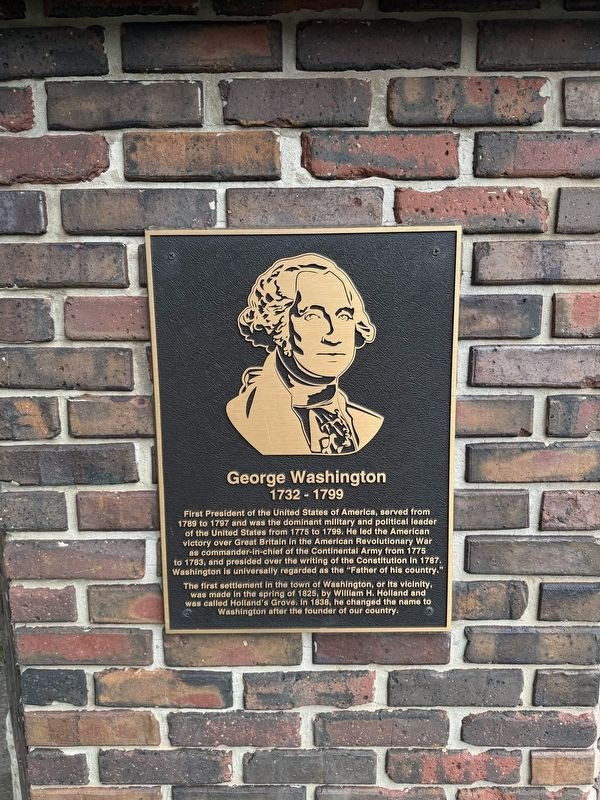 George Washington Marker image. Click for full size.