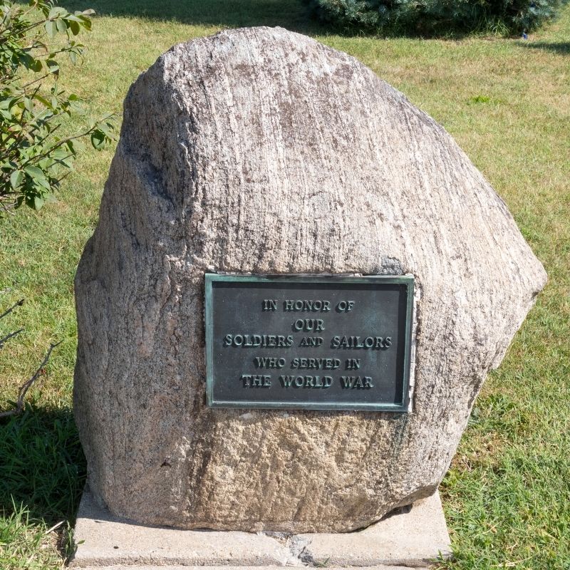 Coloma World War I Memorial Marker image. Click for full size.