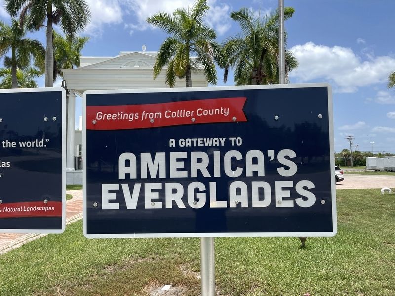 A Gateway to America�s Everglades Marker image. Click for full size.